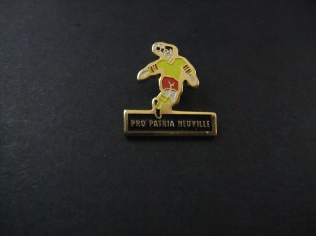 Voetbalvereniging Pro Patria Neuville gemeente in het Franse departement Corrèze (regio Nouvelle-Aquitaine)